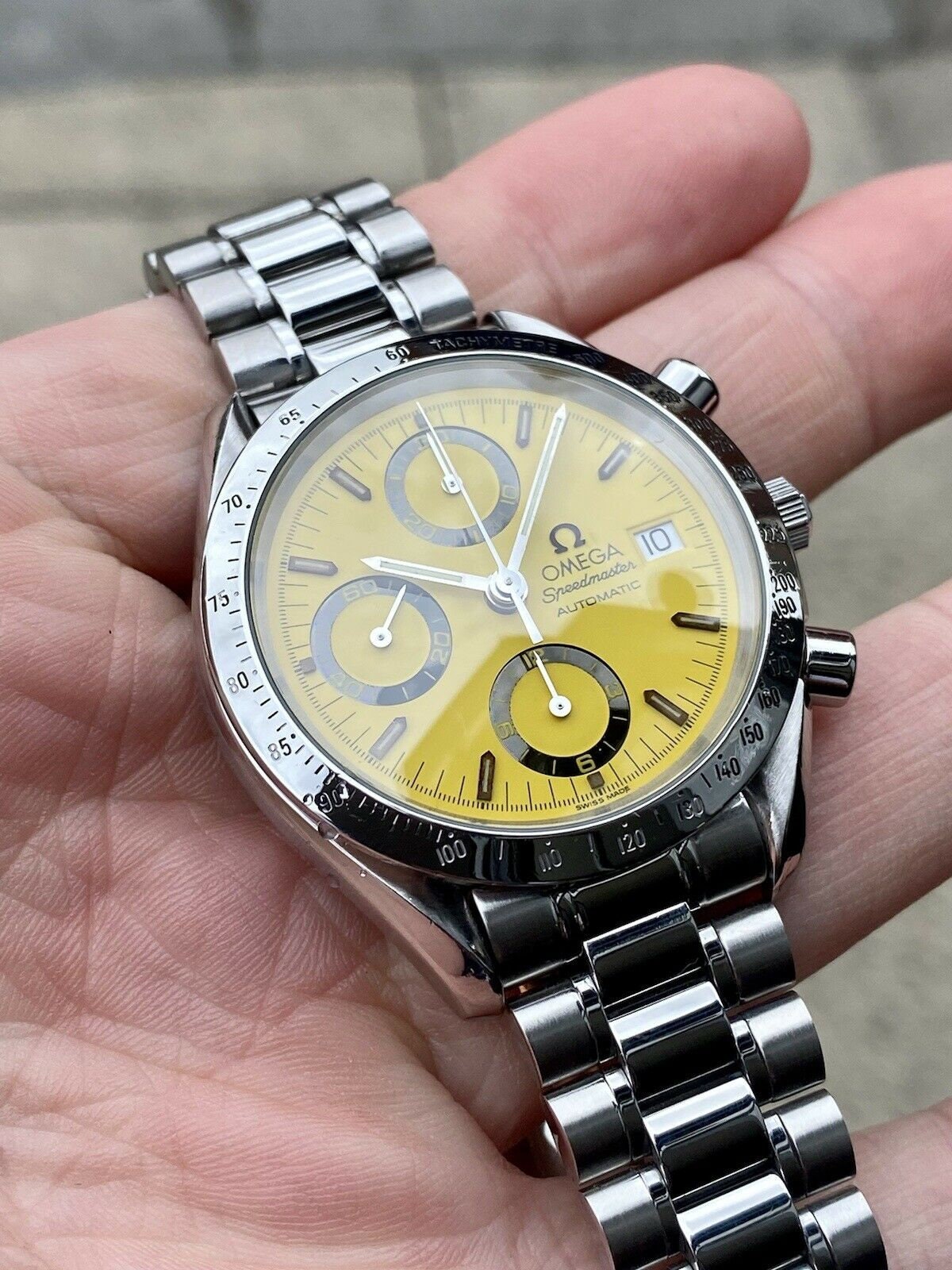 Omega Speedmaster Racing Yellow Dial 