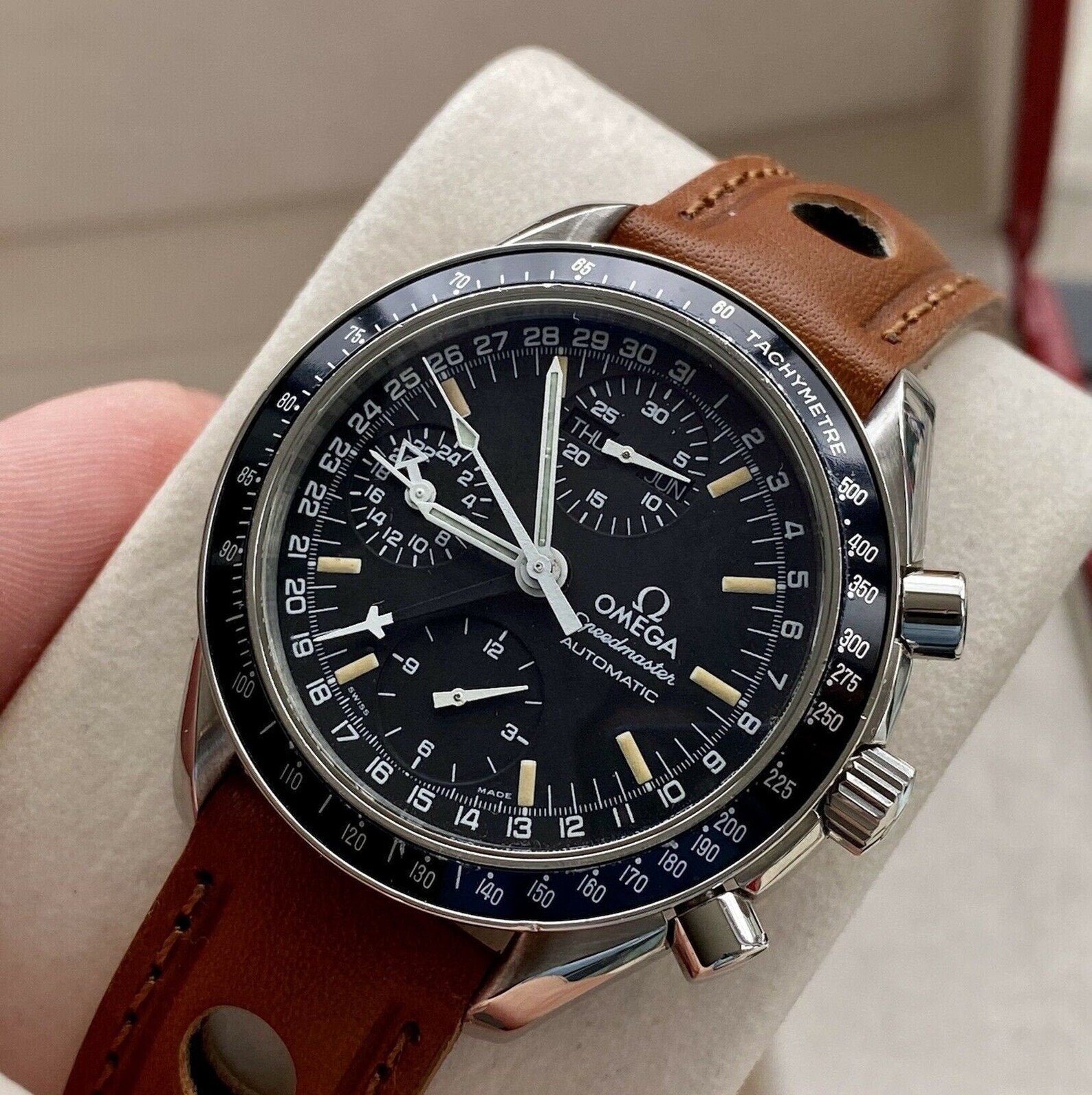 Omega Speedmaster Mark 40 Men's Black Dial Triple Date | Etsy