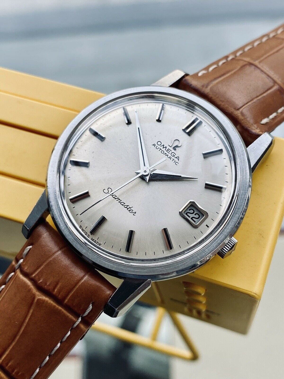 Omega Seamaster Stainless Steel Men Vintage 1967 Automatic Caliber 565 Date Calendar serviced 