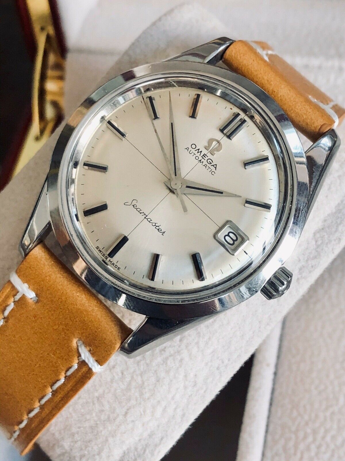 Omega Automatic Seamaster Mens Vintage Steel 1959 Swiss made dress