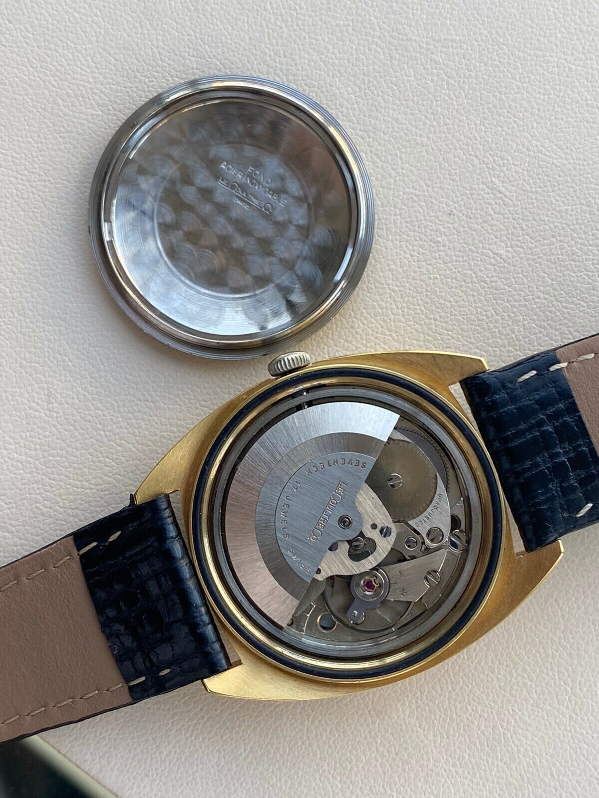 JaegerLeCoultre Club Gold Vintage Day Date Automatic Day Date Mens