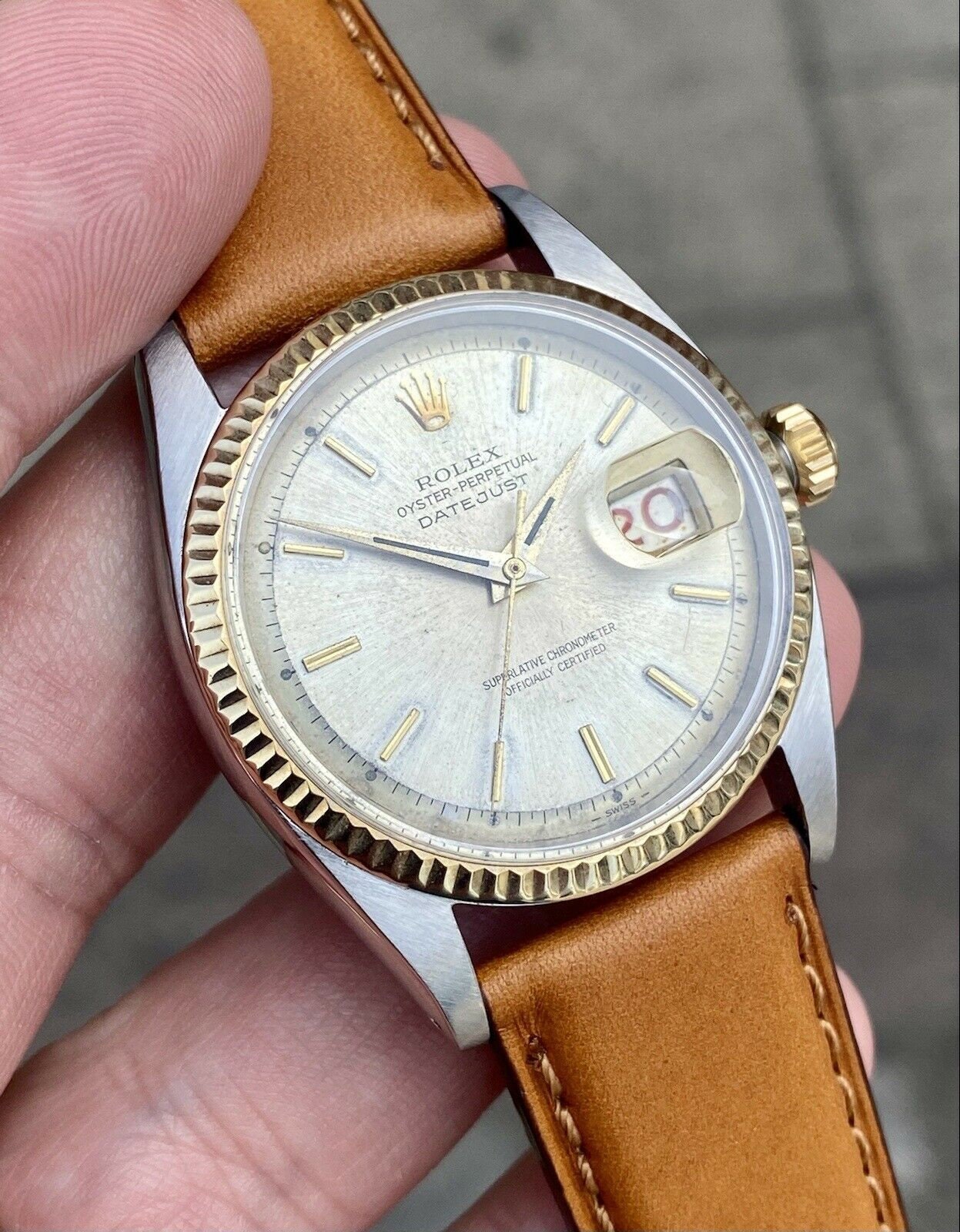 Rolex Datejust Ref 6605 Two Tone 