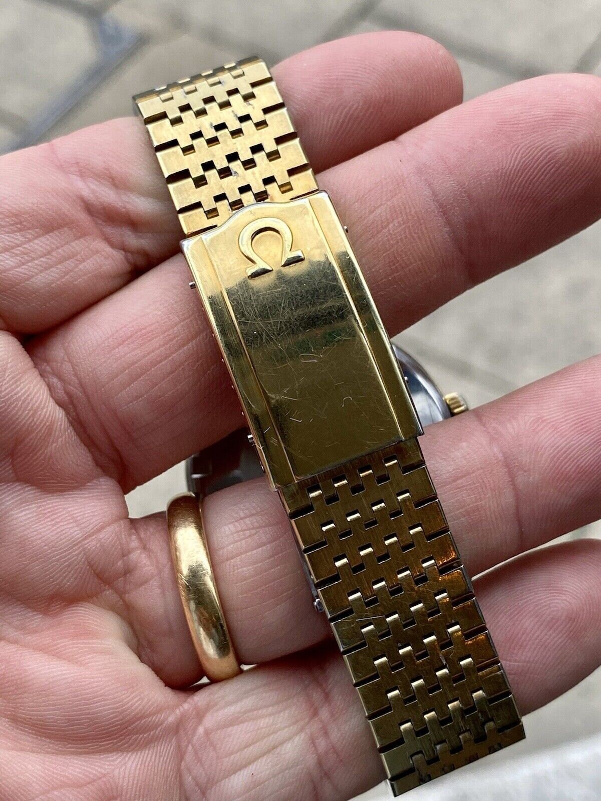 Omega Seamaster Gold Plated Automatic Jumbo 36mm Bracelet Mens Vintage watch 38mm with crown