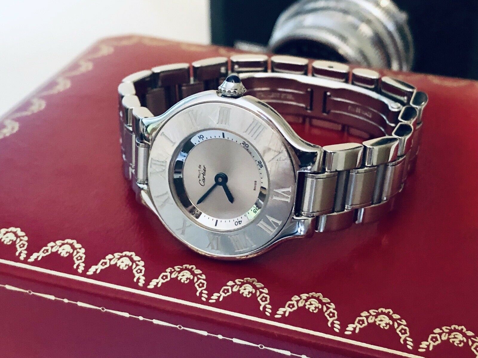 Cartier Must De Cartier 21 lady womes stainless steel bracelet 27mm