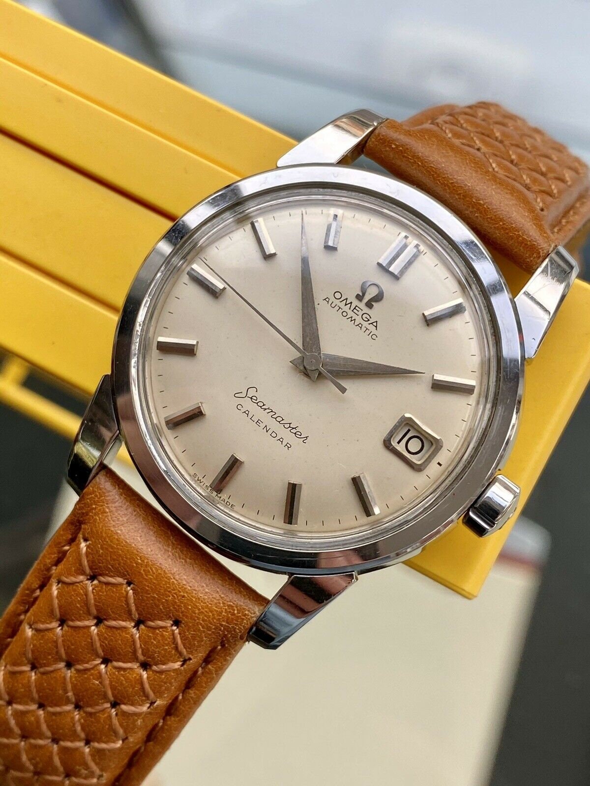 Omega Seamaster Calendar Automatic Steel Mens Vintage 1959 serviced