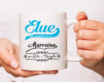 Cup Mug personalized voted best godmother in the world