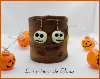 Boucles d'oreilles squelette