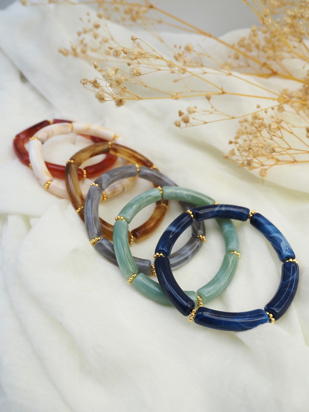 Bracelet Jonc émaillé Signé Michaela Frey - Très Bon état - Occasion à Petit Prix