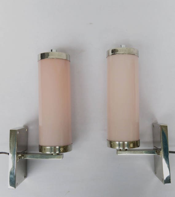 Chrome cheap tube sconce
