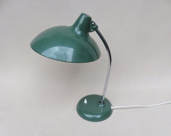 Lampe de bureau, années 50, lampes Kaiser, modèle 6786, vert