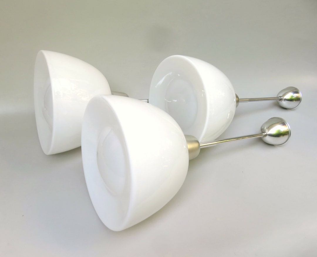 Set of 3 Ceiling Lights, Bauhaus Era, Functionalism, Machine Age, 20s ...