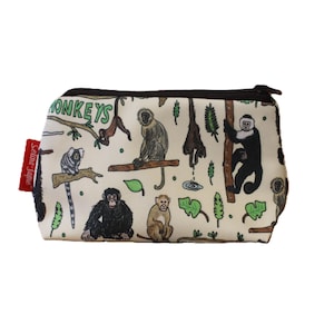 Monkey Cosmetic Bag by Selina-Jayne