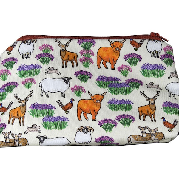 Scottish Highlands Cosmetic Bag by Selina-Jayne