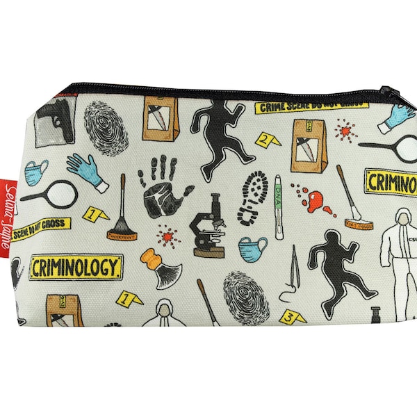 Criminologist Cosmetic Bag by Selina-Jayne