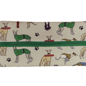 Whippet Dogs Pencil Case by Selina-Jayne