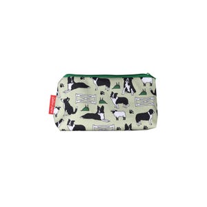 Border Collie Dog Cosmetic Bag by Selina-Jayne