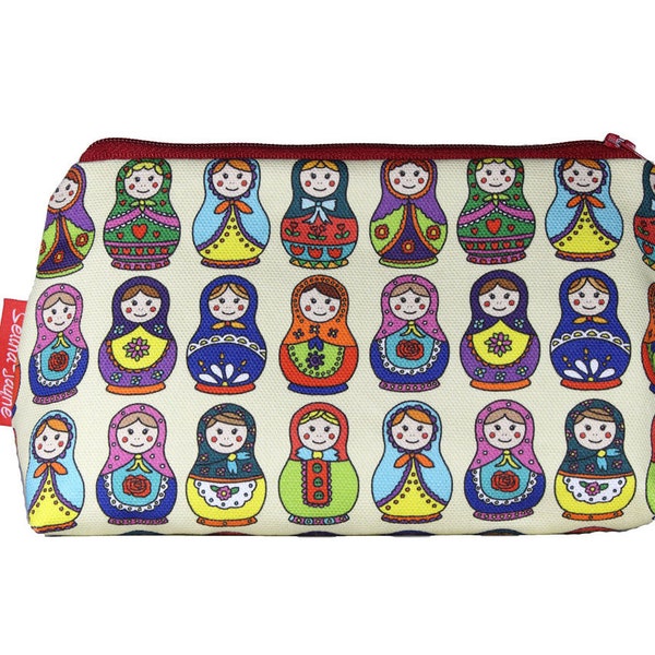 Russian Dolls Cosmetic Bag by Selina-Jayne