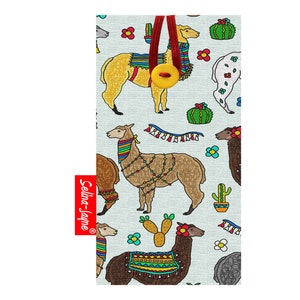 Alpaca Soft Fabric Glasses Case by Selina-Jayne
