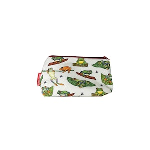 Frogs Cosmetic Bag by Selina-Jayne