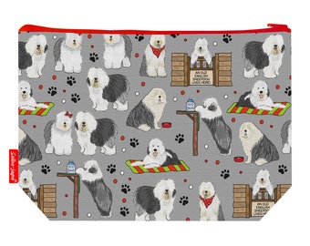 Old English Sheepdog Wash Bag by Selina-Jayne