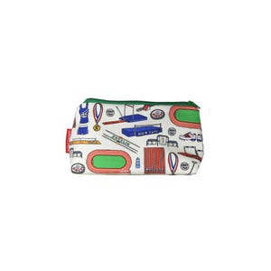 Athletics Track and Field Cosmetic Bag by Selina-Jayne