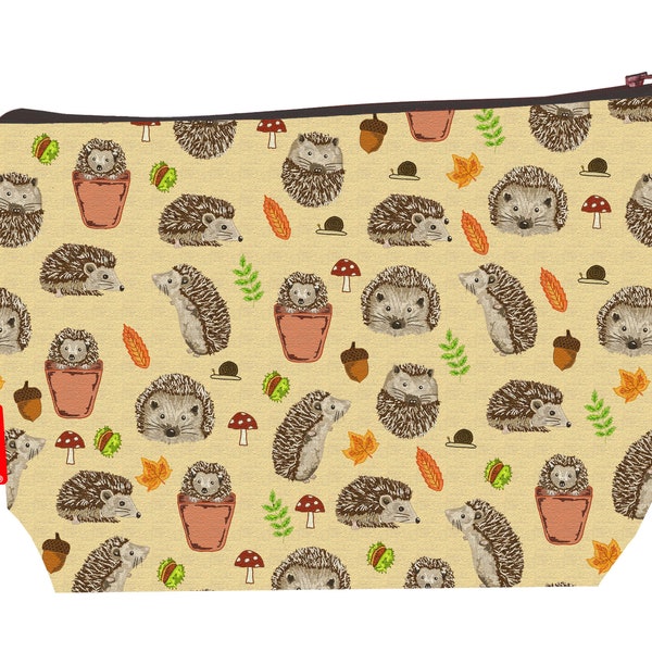 Hedgehogs Wash Bag by Selina-Jayne