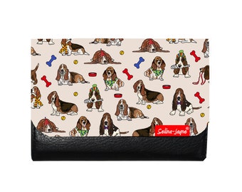 Basset Hound Small Ladies Purse by Selina-Jayne