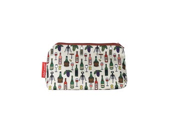 Wine Cosmetic Bag by Selina-Jayne