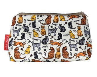 Cats Cosmetic Bag by Selina-Jayne