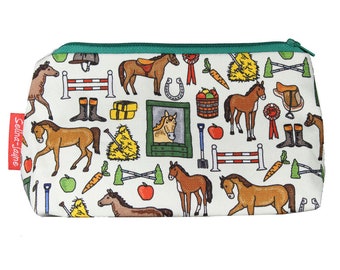 Horses Cosmetic Bag by Selina-Jayne