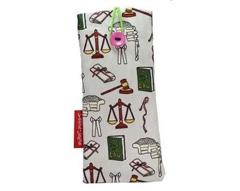 Lawyers Soft Fabric Glasses Case by Selina-Jayne