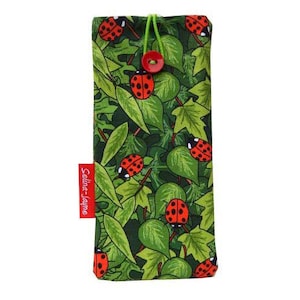 Ladybirds Soft Fabric Glasses Case by Selina-Jayne