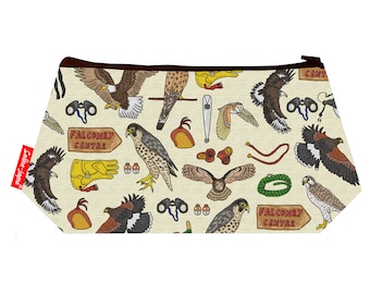 Falconry Cosmetic Bag by Selina-Jayne