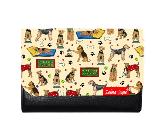 Selina-jayne Airedale Terrier Dog Small Ladies Purse Limited 