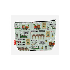 Steam Trains Wash Bag by Selina-Jayne