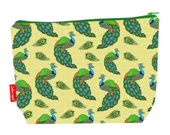 Peacocks Wash Bag by Selina-Jayne