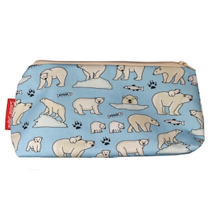 Polar Bear Cosmetic Bag by Selina-Jayne