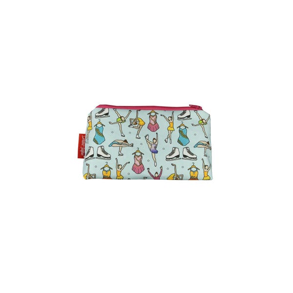 Ice Skating Cosmetic Bag by Selina-Jayne