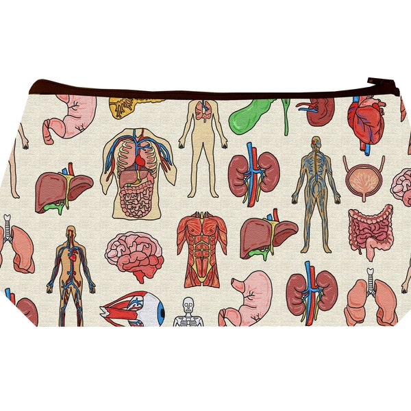 Anatomy Cosmetic Bag by Selina-Jayne