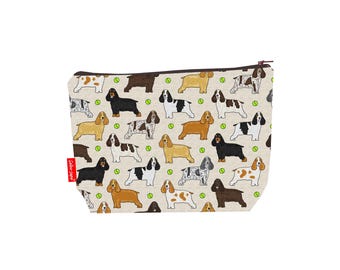 Cocker Spaniel Wash Bag by Selina-Jayne