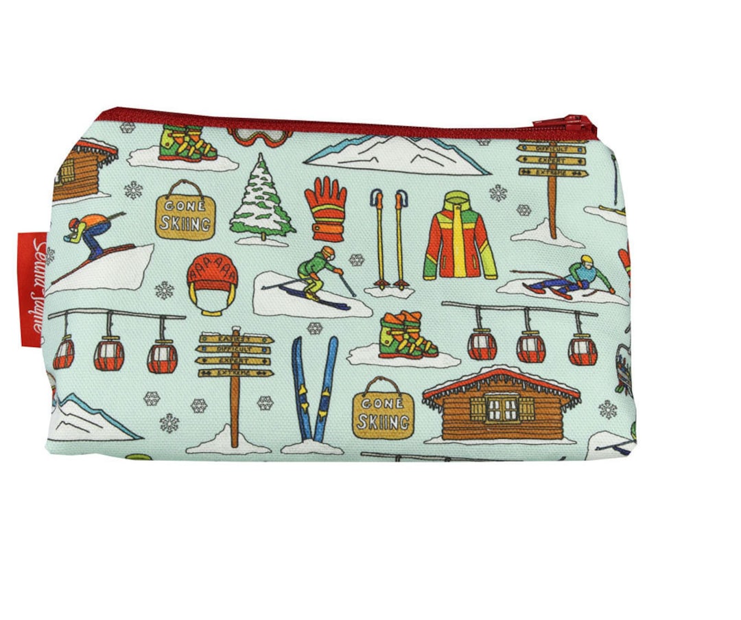 Selina-jayne Skiing Limited Edition Designer Cosmetic Bag - Etsy UK