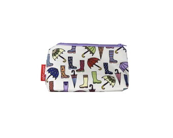Wellies and Brollies Cosmetic Bag by Selina-Jayne
