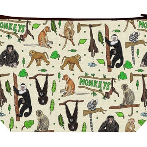 Monkey Wash Bag by Selina-Jayne