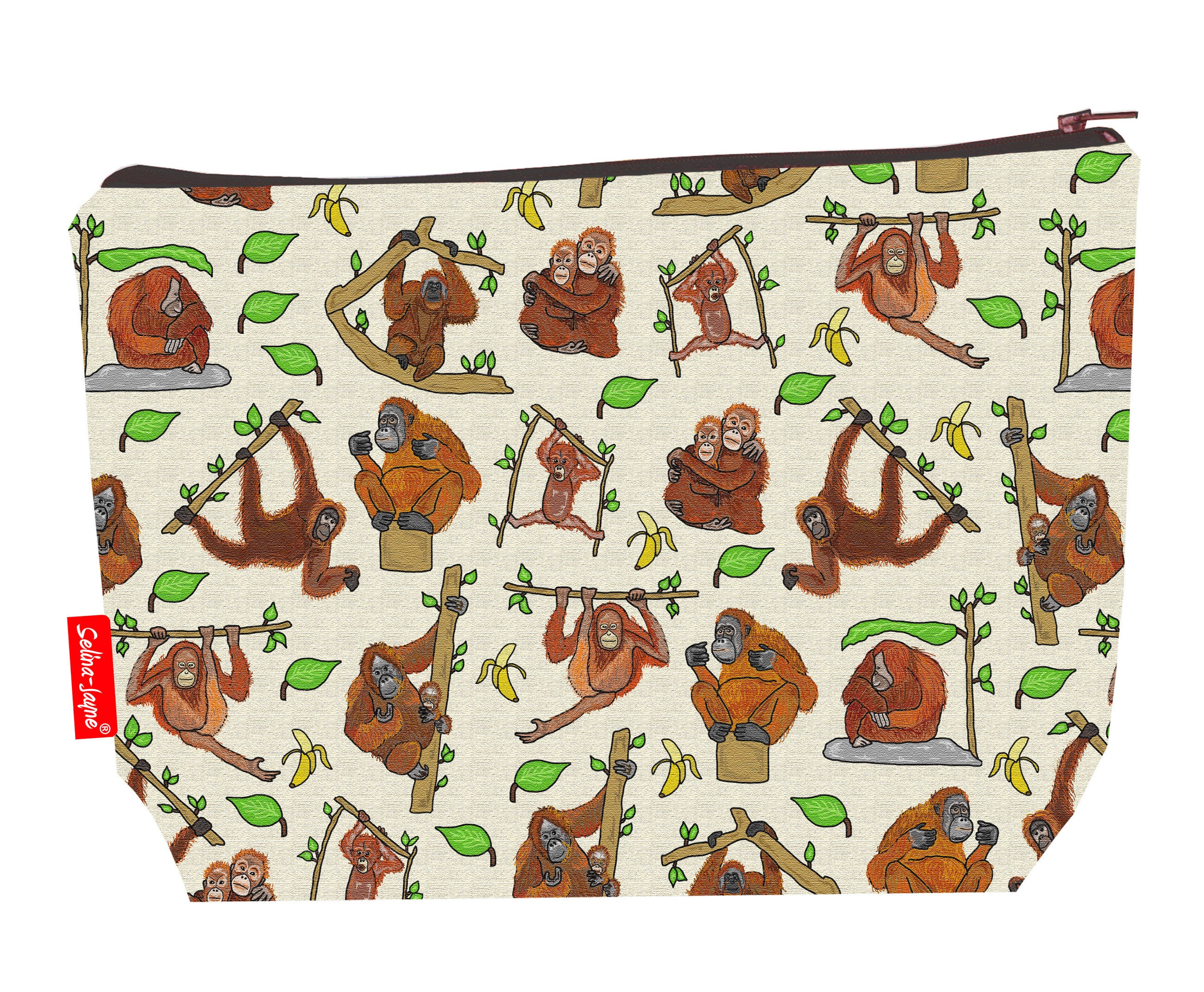 Selina-jayne Orangutan Limited Edition Designer Pencil Case 