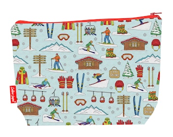 Skiing Wash Bag by Selina-Jayne