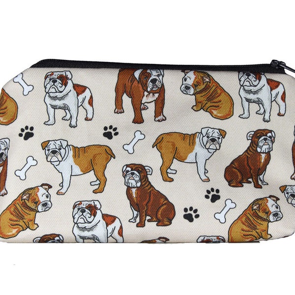 Bulldog Cosmetic Bag by Selina-Jayne