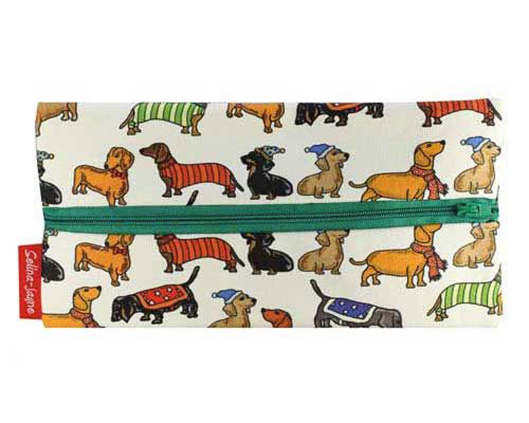 Dachshund Dog Pencil Case by Selinajayne Etsy