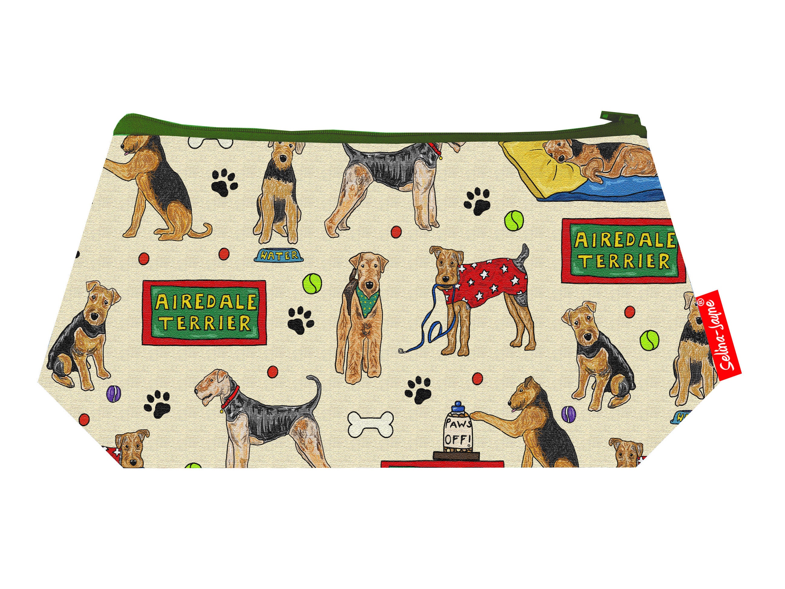 Selina-jayne Airedale Terrier Dog Small Ladies Purse Limited 