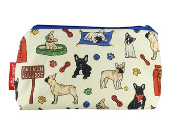 French Bulldog Cosmetic Bag by Selina-Jayne