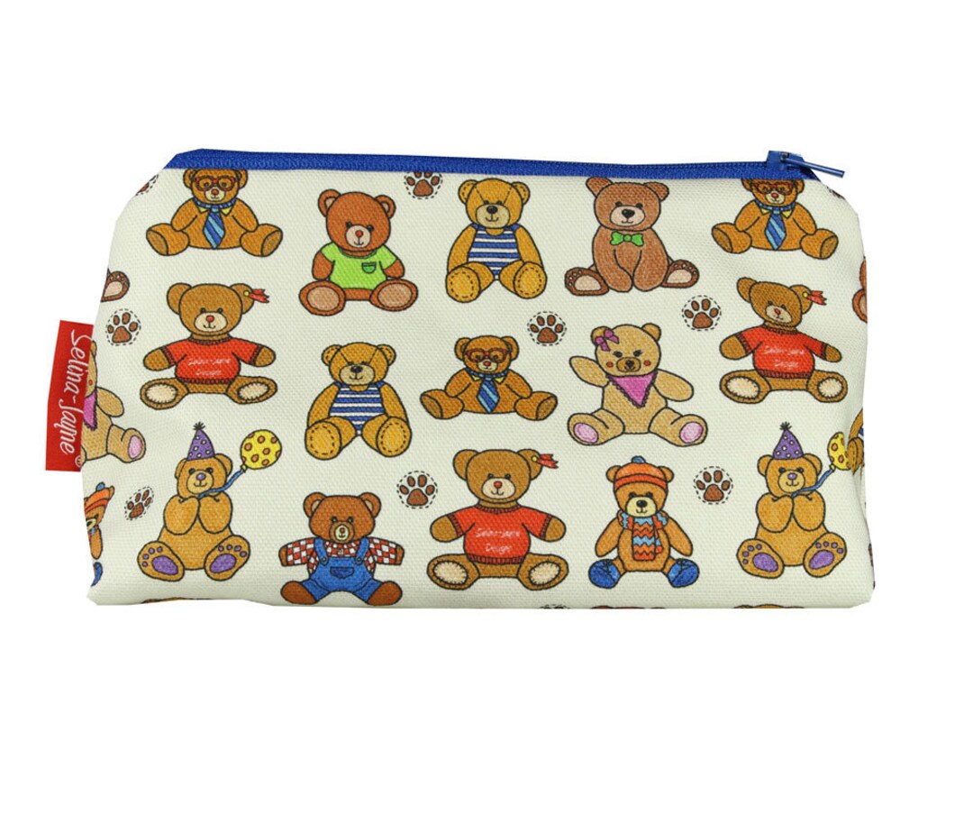 Teddy Bears Cosmetic Bag by Selinajayne Etsy